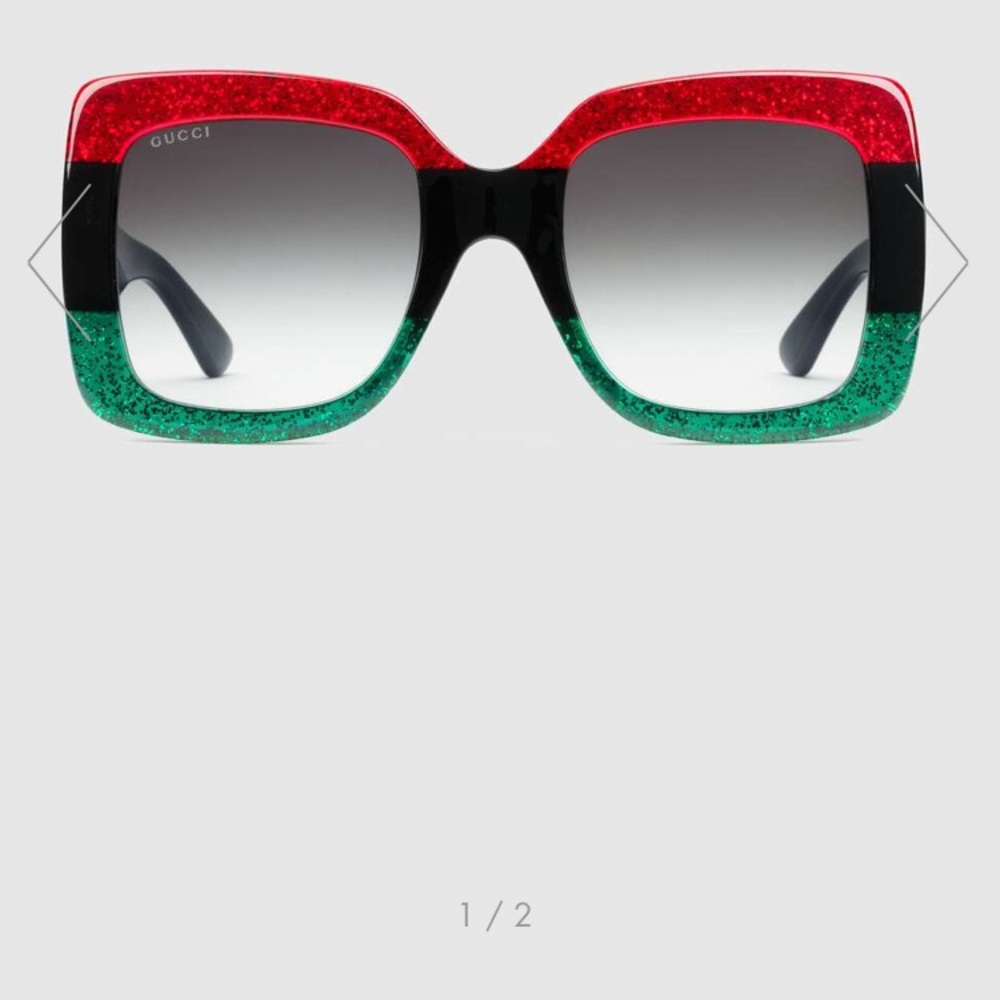 Gucci glass like new but used Authentic